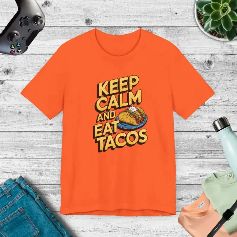 Eat Tacos Unisex Jersey Tee for Taco Lovers
