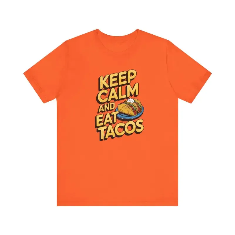 Eat Tacos Unisex Jersey Tee for Taco Lovers