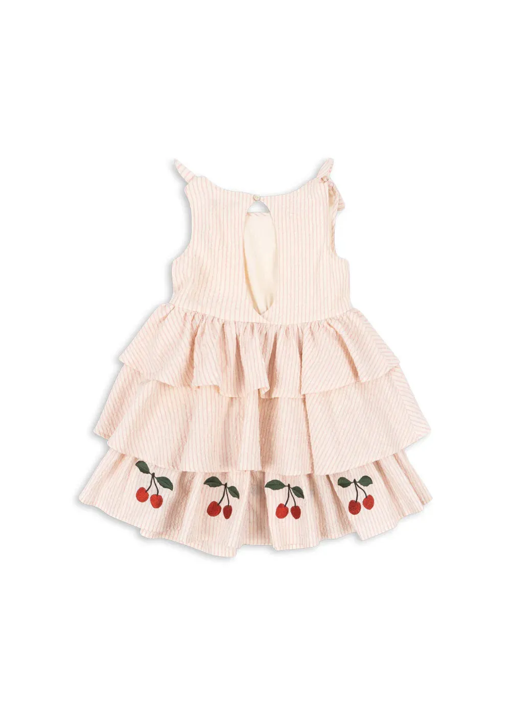 ELLIE DRESS GOTS - PEONY STRIPE