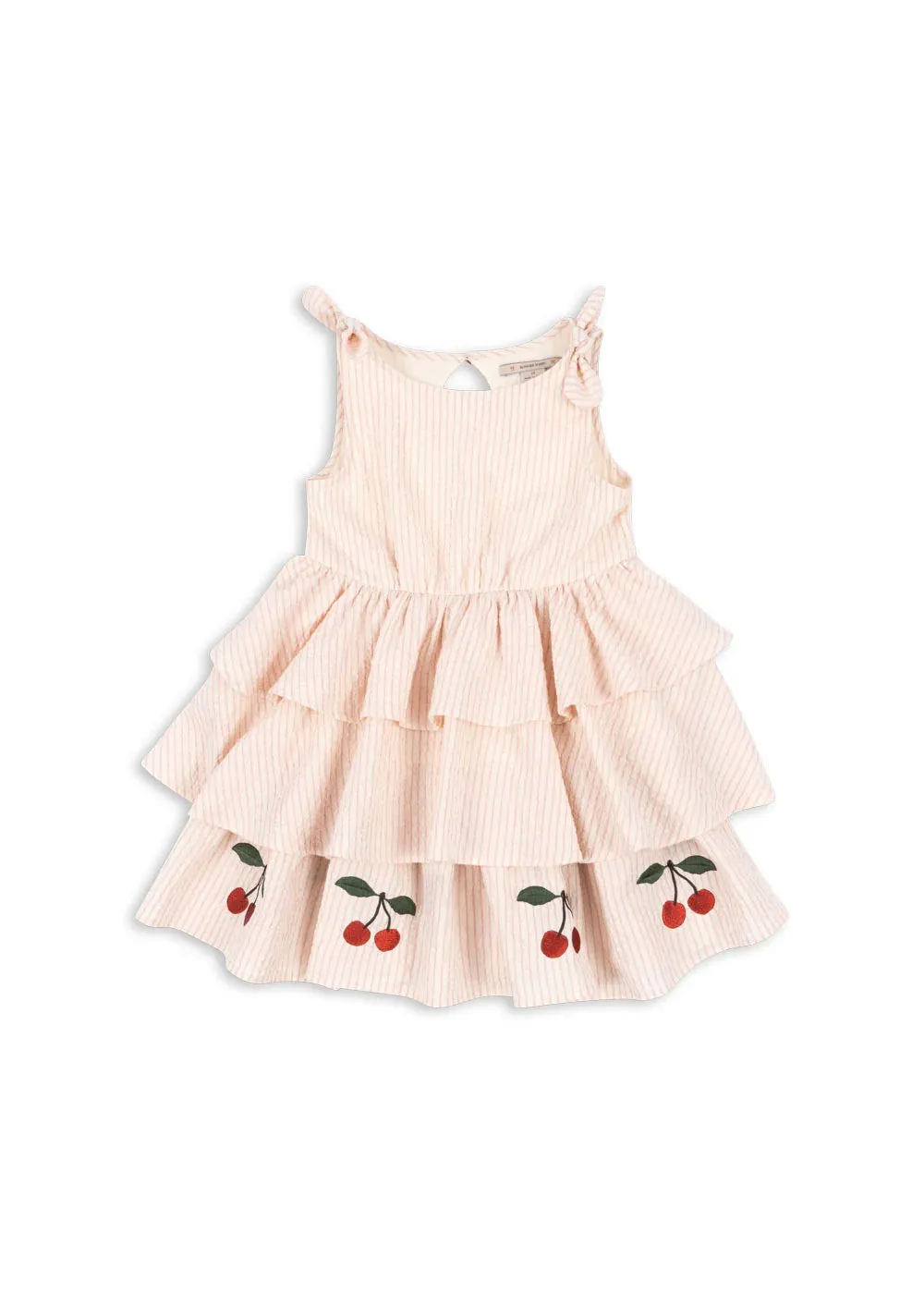 ELLIE DRESS GOTS - PEONY STRIPE