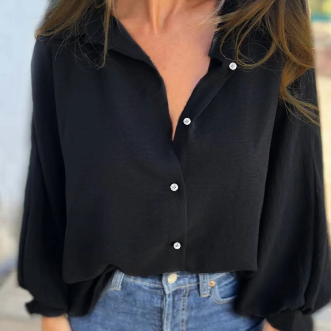 Elysa™ - Stylish and Chic Button-Up Blouse