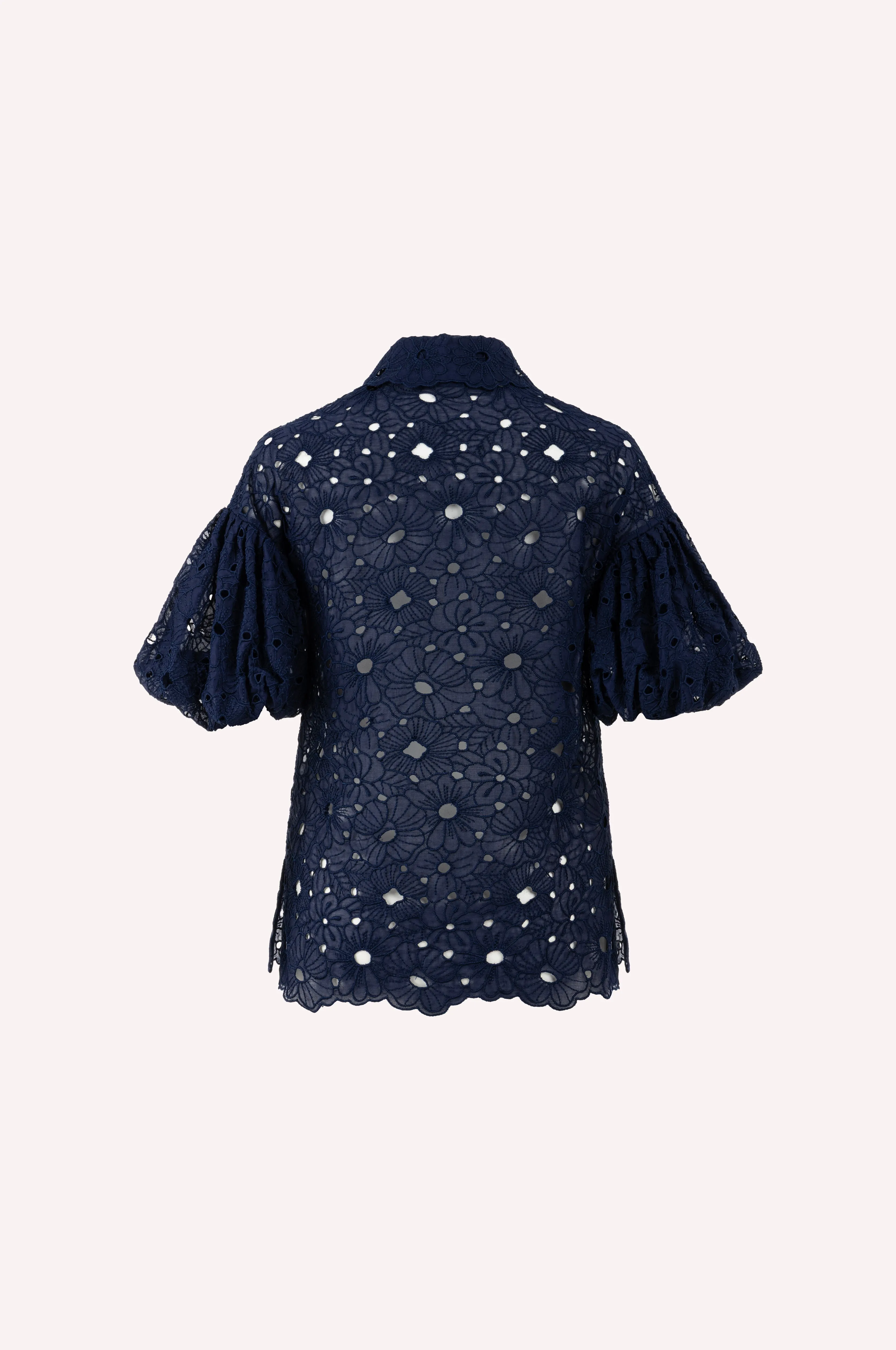 Embroidered Cotton Poplin Blouse