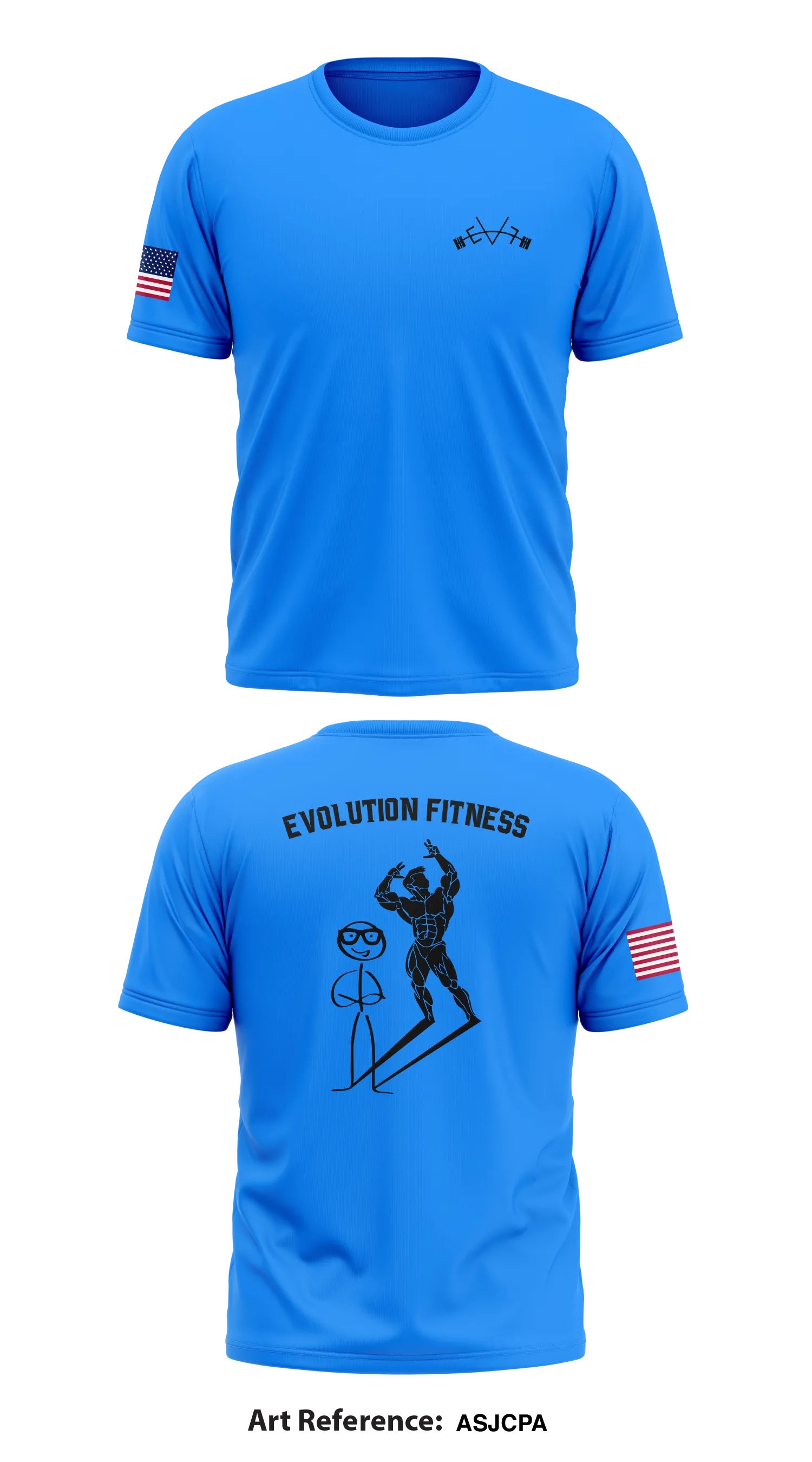 Evolution Fitness Store 1 Core Men's SS Performance Tee - ASJcPa