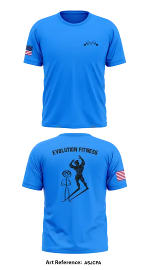 Evolution Fitness Store 1 Core Men's SS Performance Tee - ASJcPa