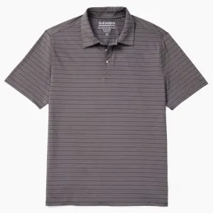 Fair Harbor The Midway Polo - Black Golf Stripe