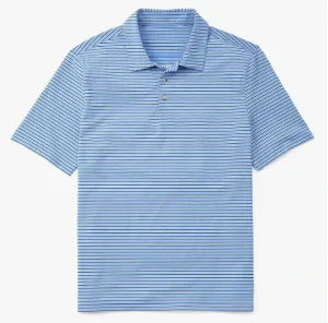 Fair Harbor The Midway Polo - Blue Golf Stripe