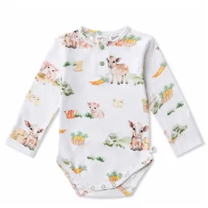 Farm Long Sleeve Organic Bodysuit