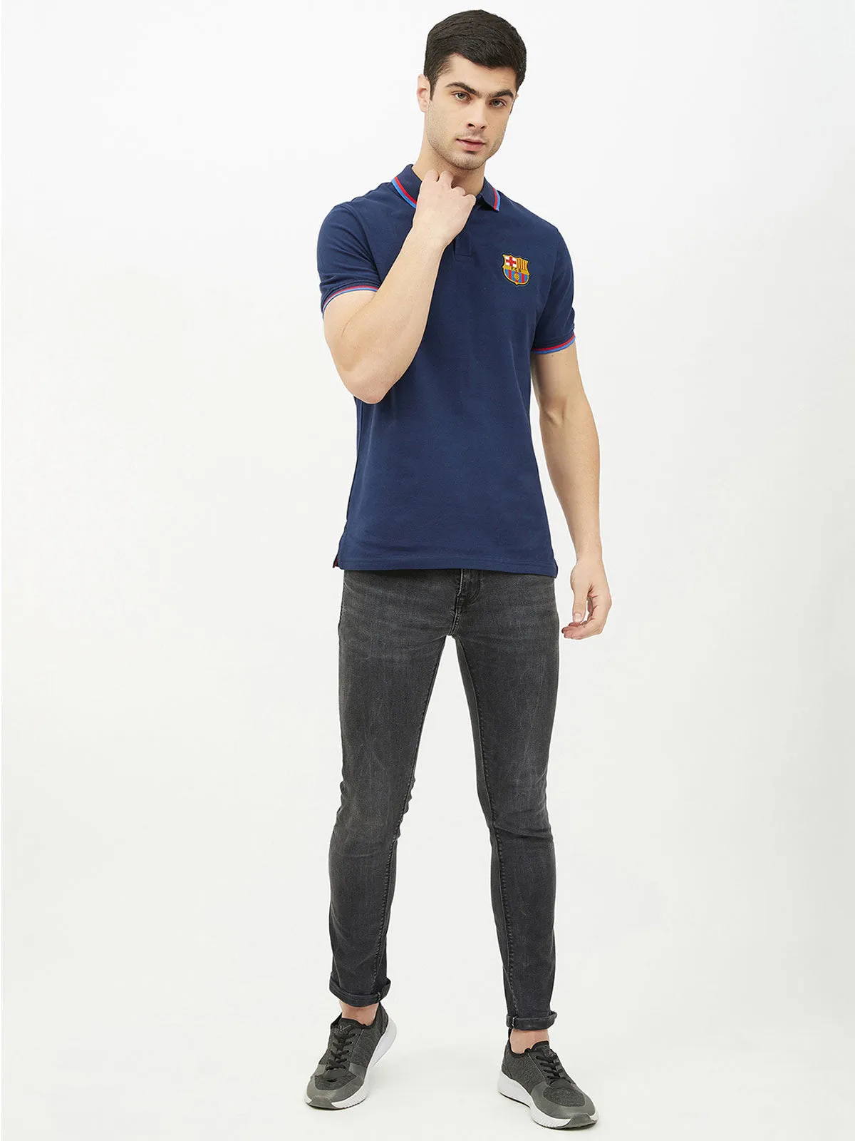 FC Barcelona: Classic Polo Navy