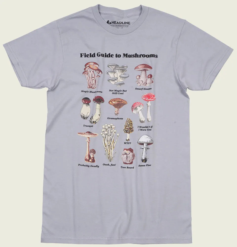 Field Guide to Mushrooms Unisex T-shirt