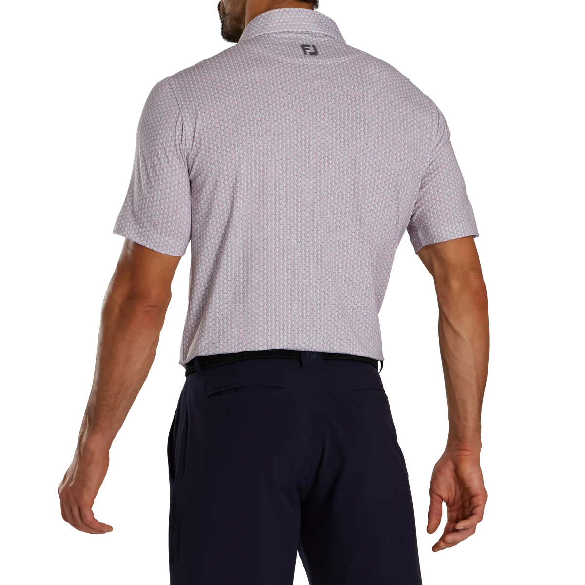 FJ Shell Foulard Lisle Shirt - Pink/White