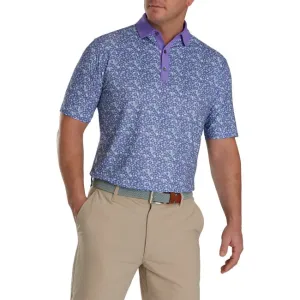 FootJoy Men's Primrose Print Lisle Spread Collar