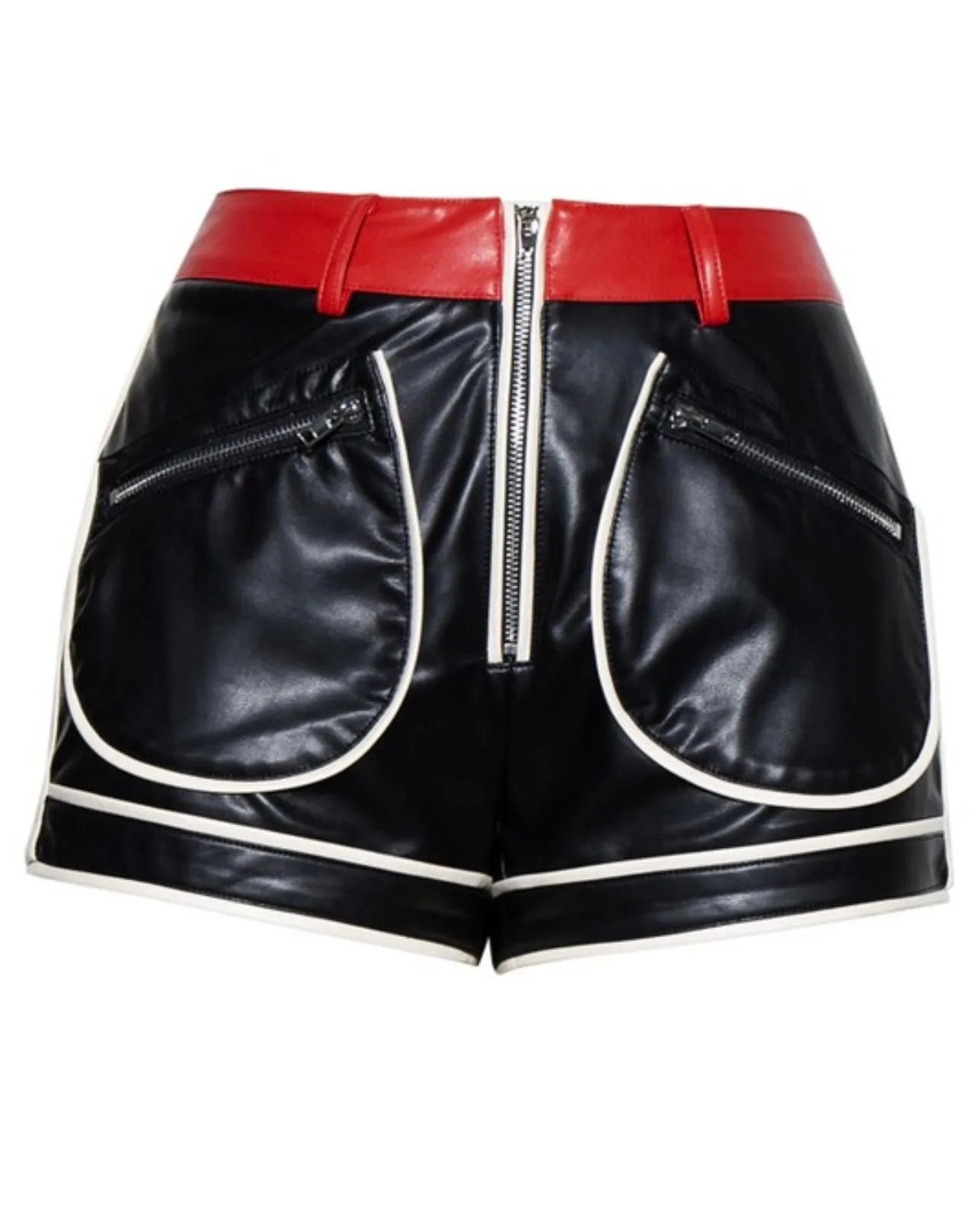 Francesca Baddie Leather Shorts