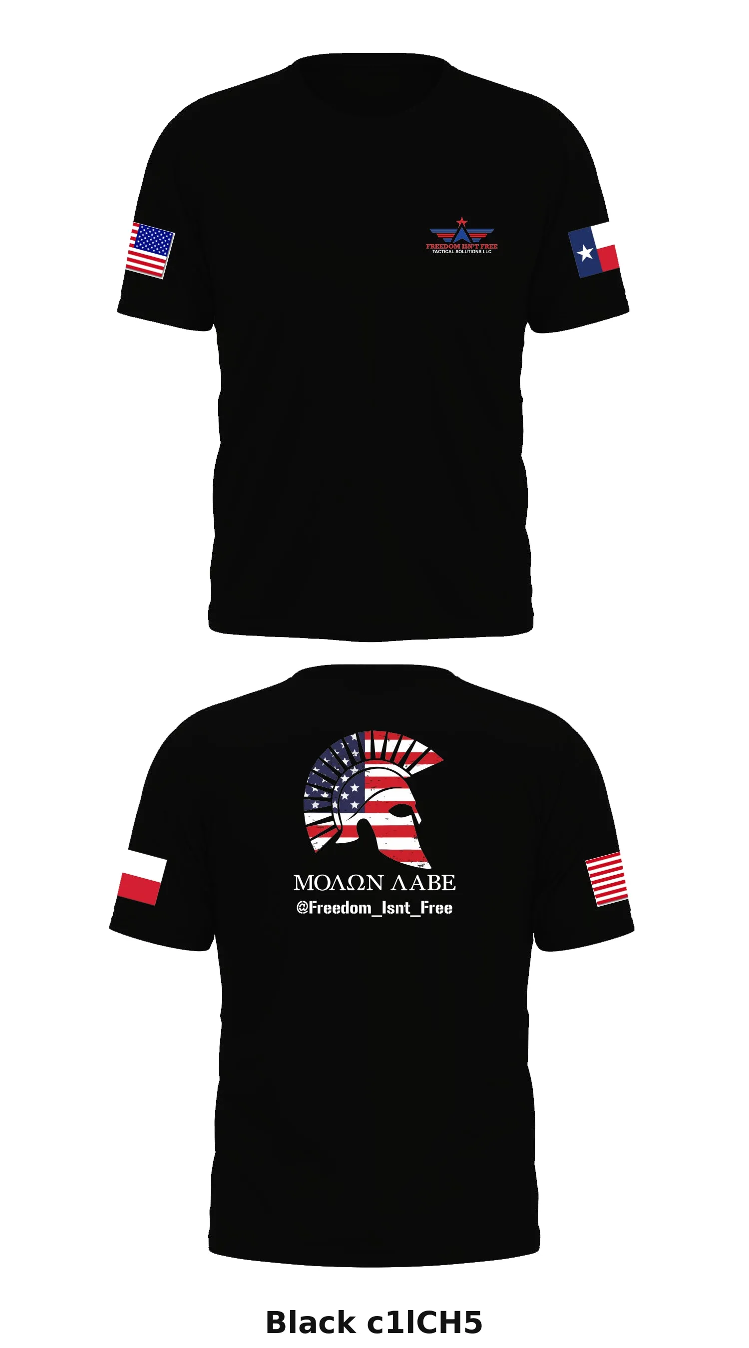 Freedom Ins’t Free Tactical Solutions LLC Store 1 Core Men's SS Performance Tee - c1lCH5