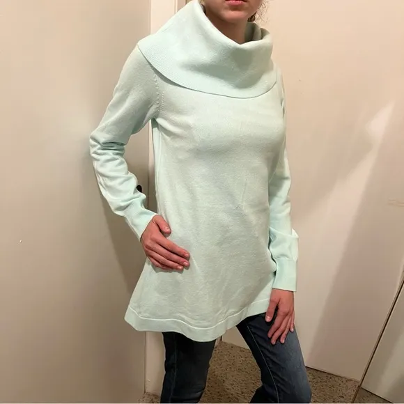 French Connection Cowl-Neck Tunic Sweater