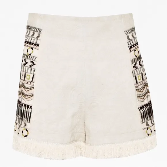 French Connection Embroidered Shorts