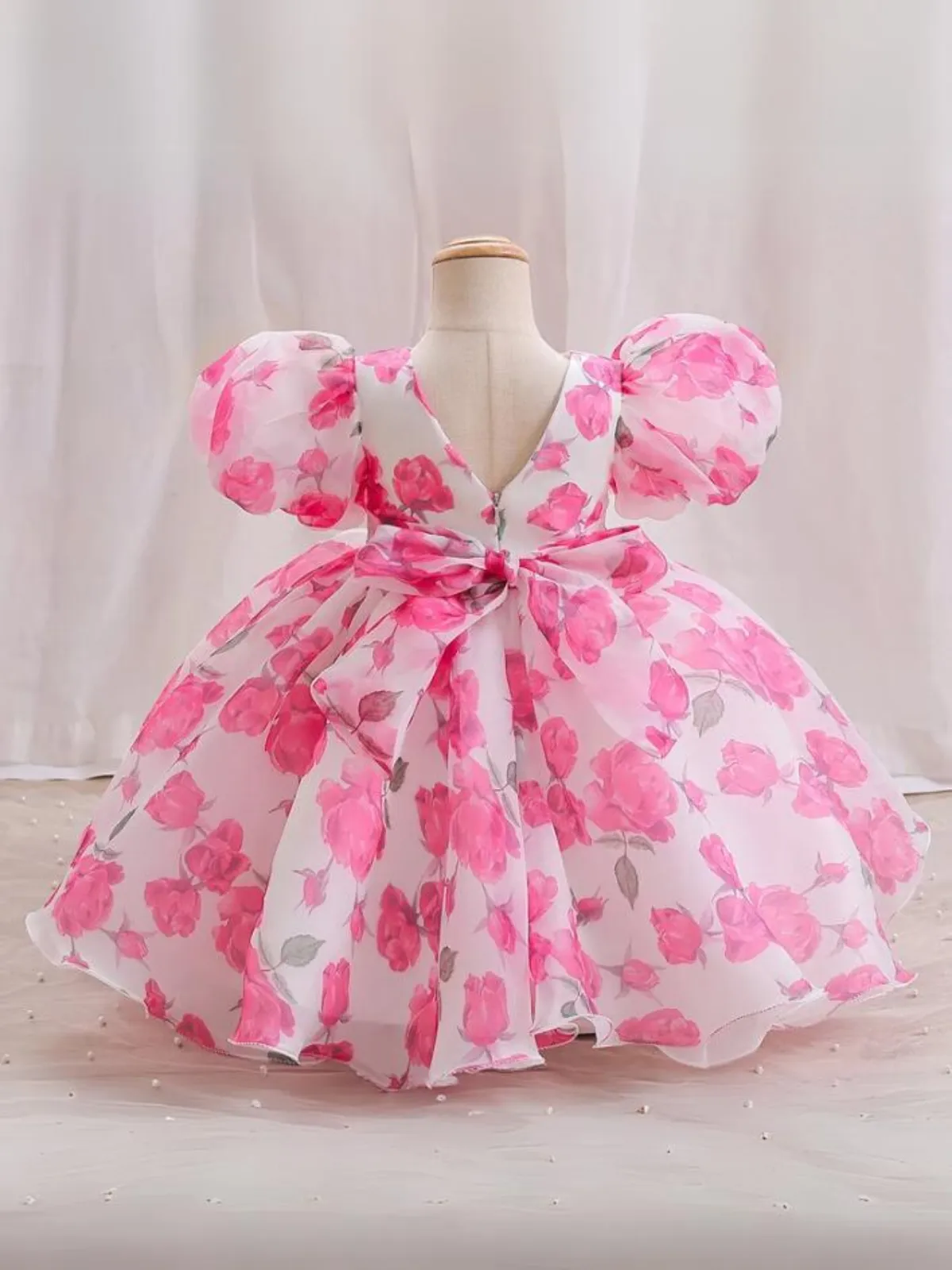 Fresh and Dreamy Puff Sleeve Floral Dress