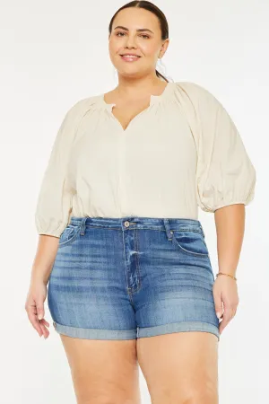 Gabriella High Rise Shorts (Plus Size)