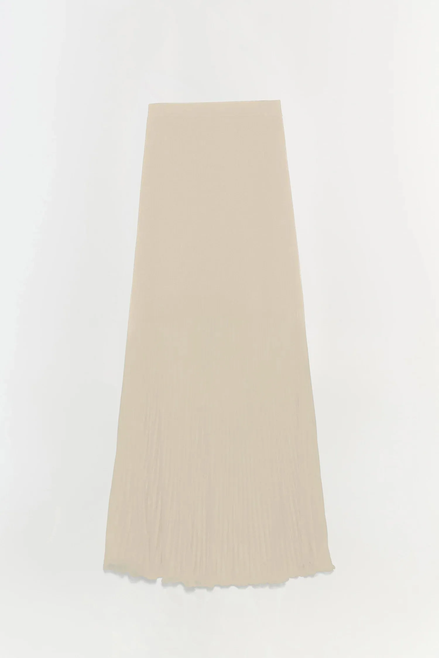 Gennie Knit Midi Skirt - Sand
