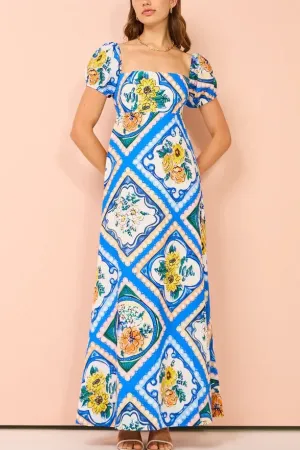 Georgia™ - Print Long Dress Summer