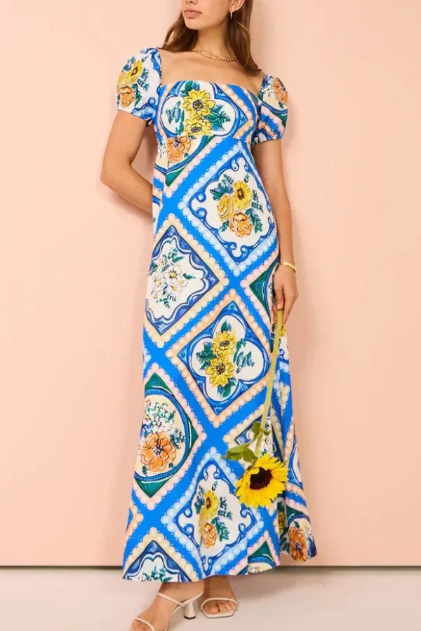 Georgia™ - Print Long Dress Summer