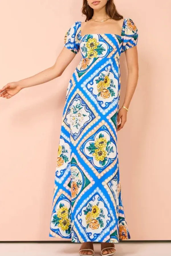 Georgia™ - Print Long Dress Summer