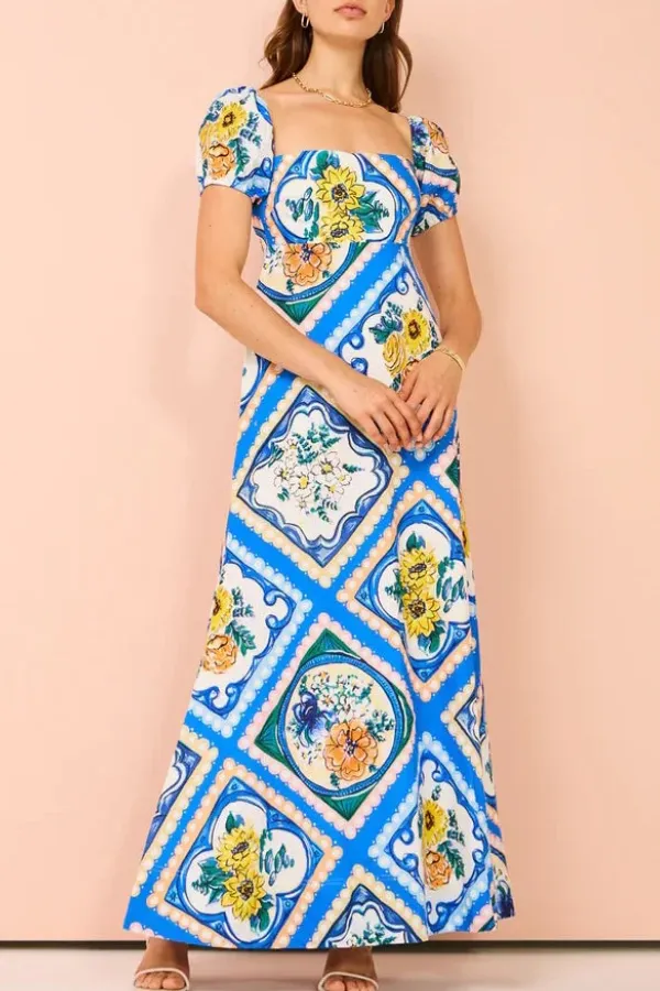 Georgia™ - Print Long Dress Summer