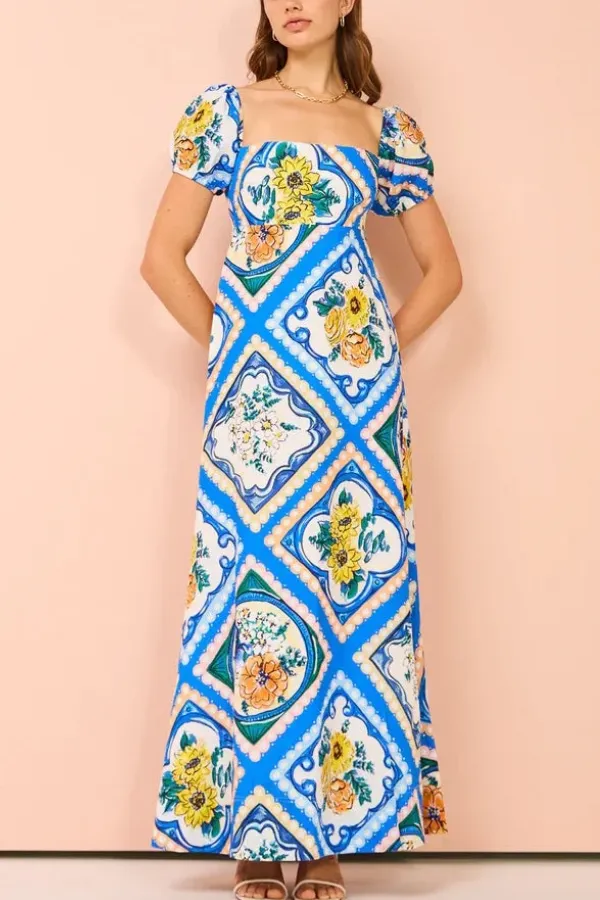 Georgia™ - Print Long Dress Summer