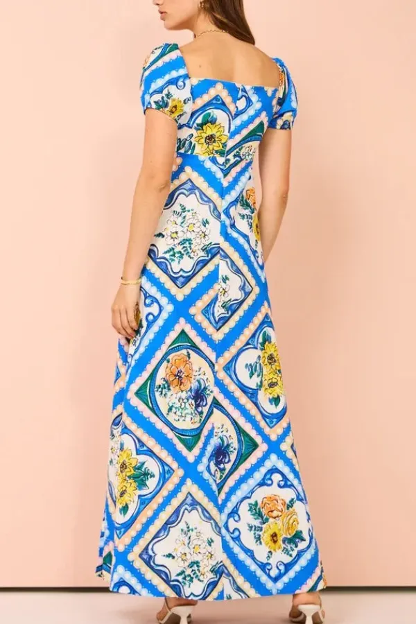 Georgia™ - Print Long Dress Summer