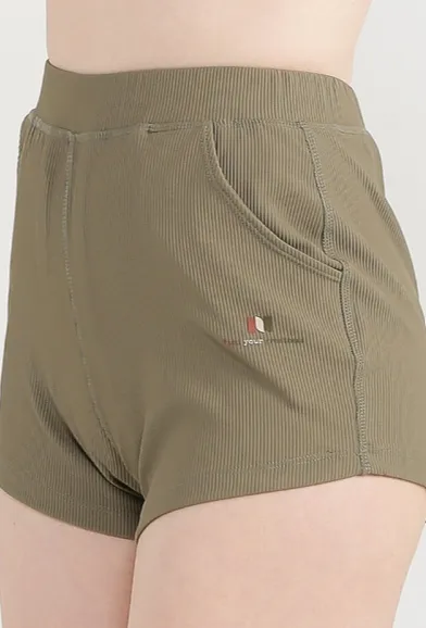 Gio Women Shorts (Dark Olive Green)