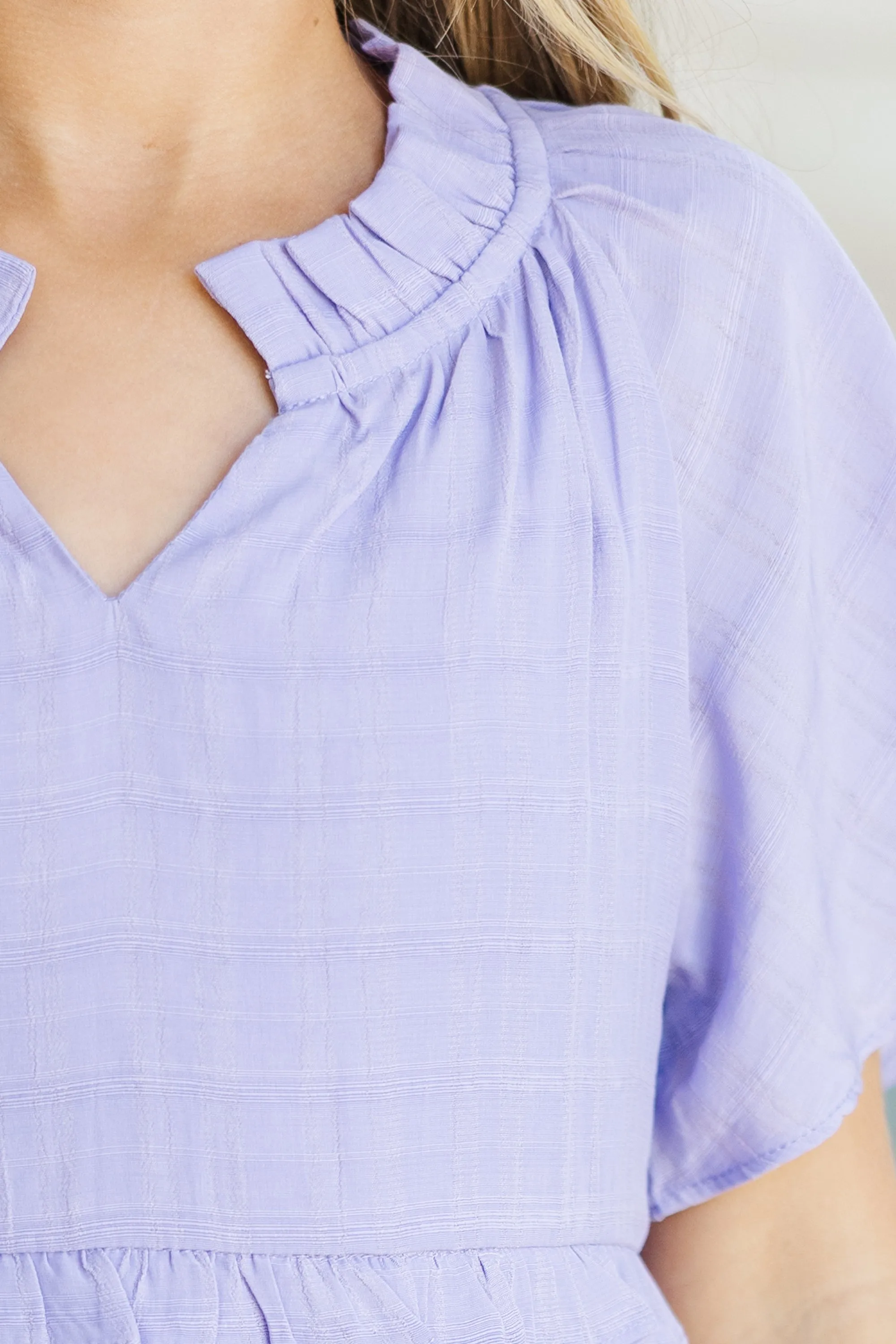 Girls: Perfectly You Lavender Babydoll Dress