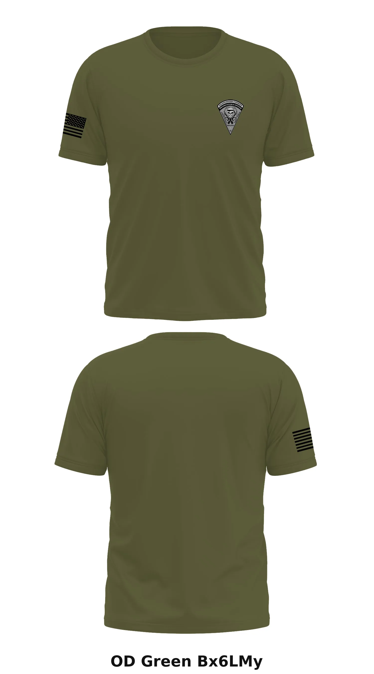 Gloucester County HIDTA Task Force One  Store 1 Core Men's SS Performance Tee - Bx6LMy