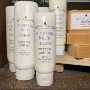 Goat’s Milk & Honey Body Lotion – Fresh Cotton