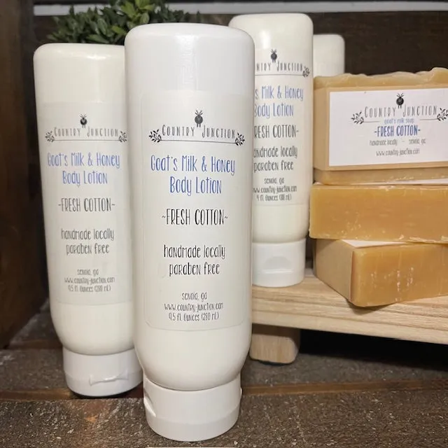 Goat’s Milk & Honey Body Lotion – Fresh Cotton