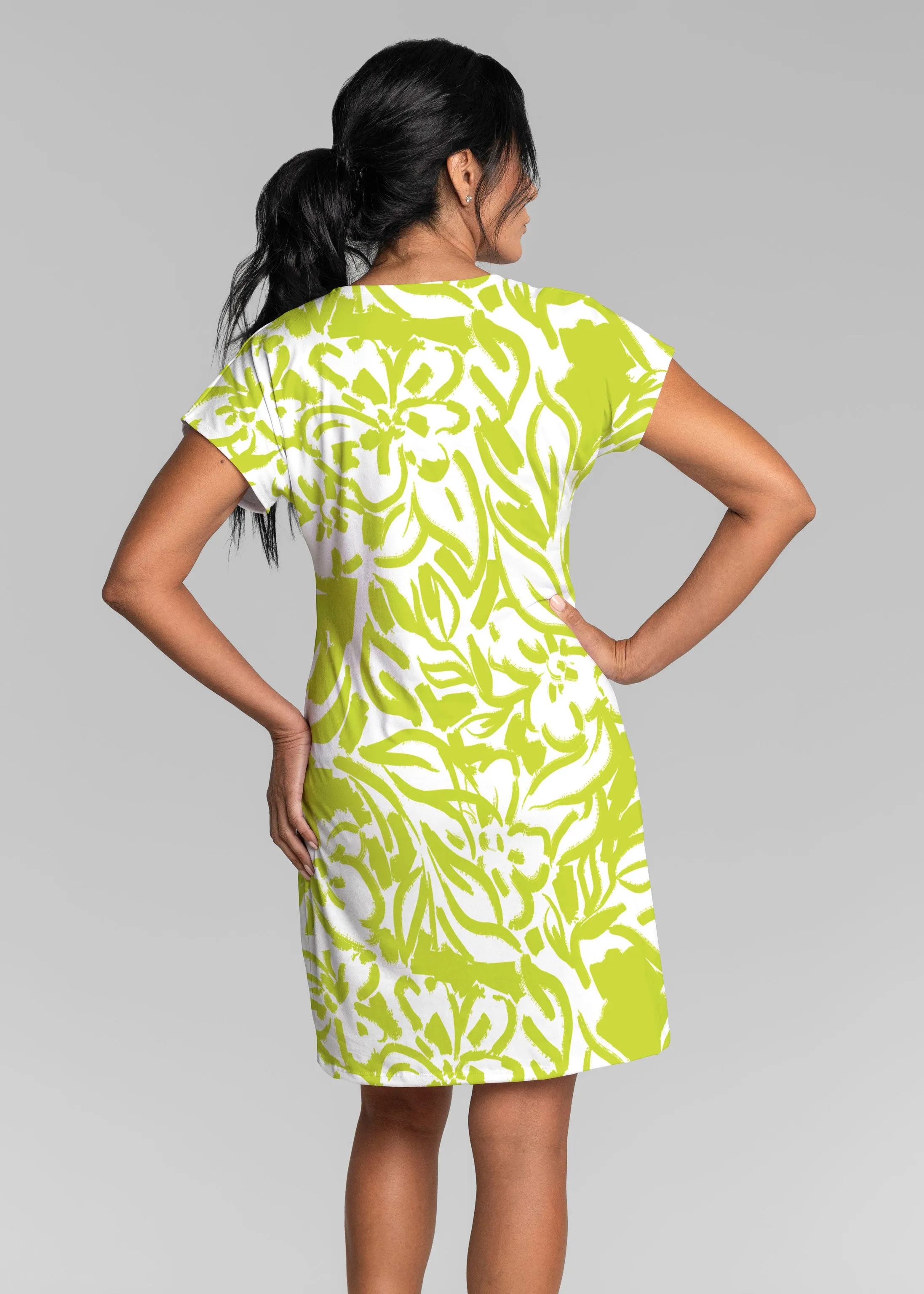 Greek Breeze Lime (8165) ~ Lucy Tee Dress