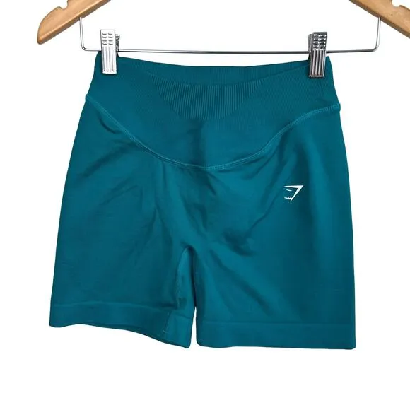 Gymshark Sweat Seamless Sculpt Shorts S Rich Teal