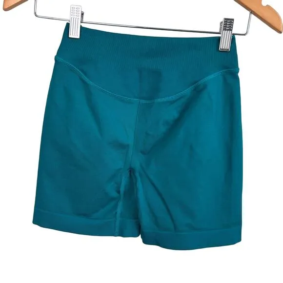 Gymshark Sweat Seamless Sculpt Shorts S Rich Teal