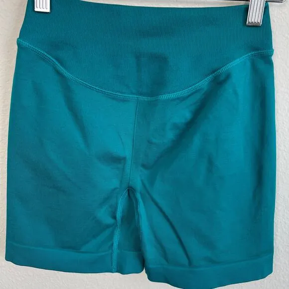 Gymshark Sweat Seamless Sculpt Shorts S Rich Teal