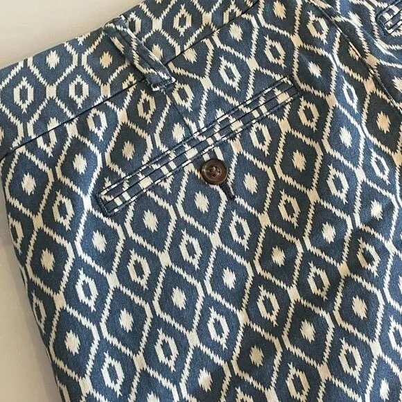 Hampton Mid Rise Printed Shorts size 28