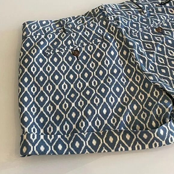 Hampton Mid Rise Printed Shorts size 28