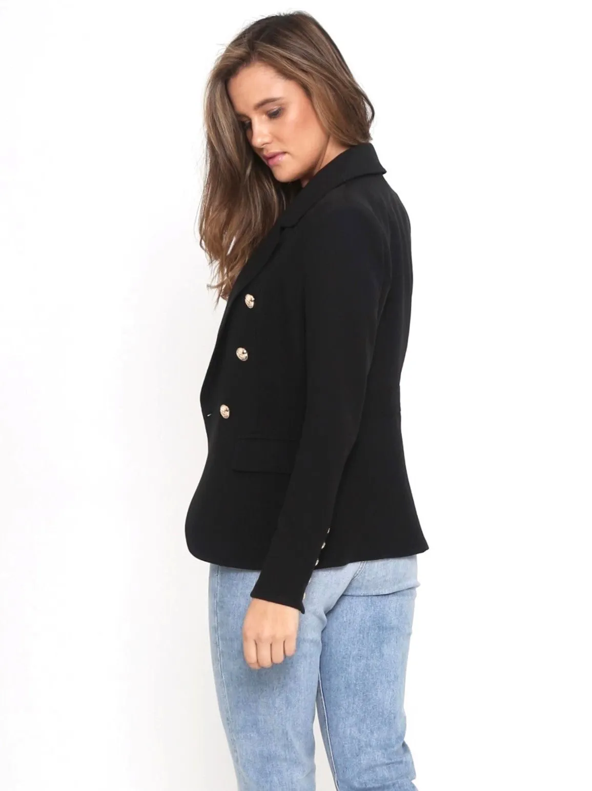 Hayden Fitted Blazer - Black