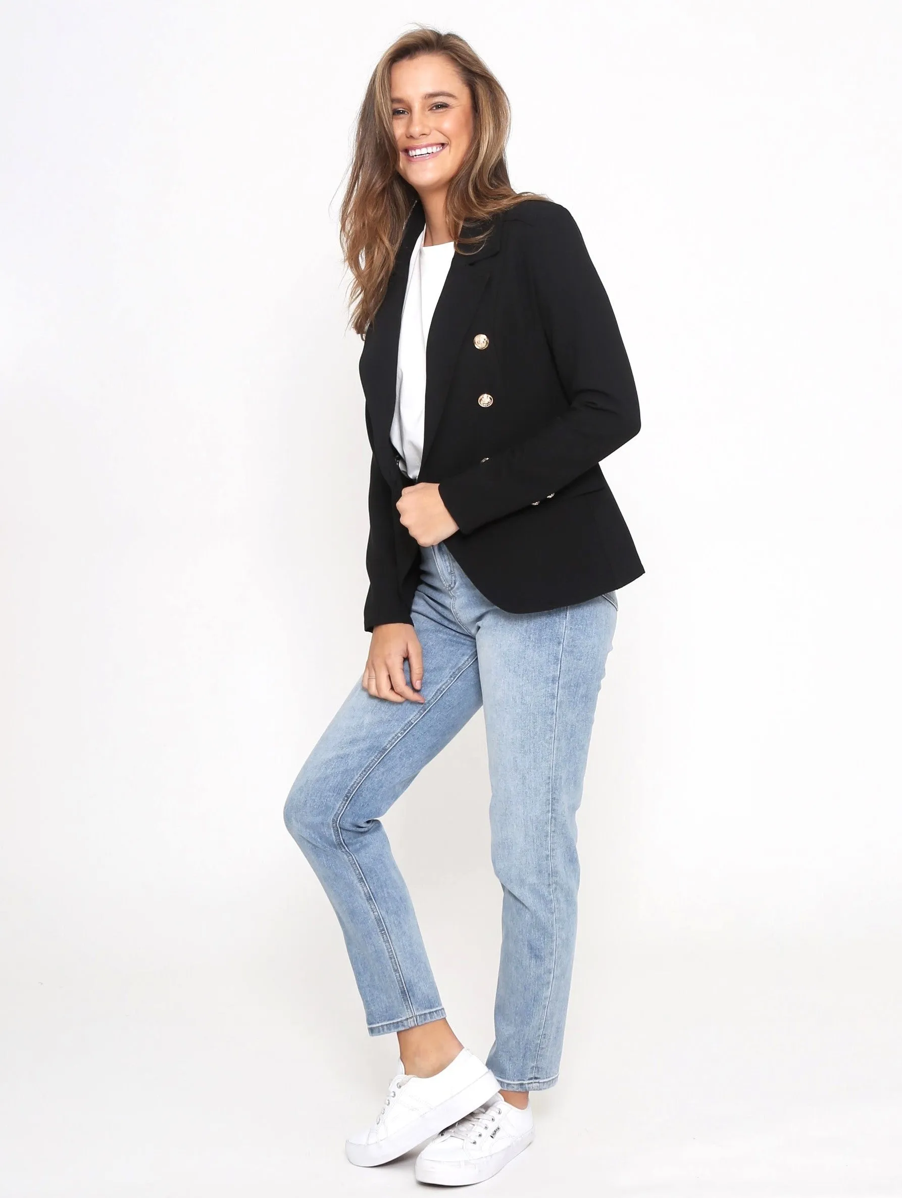 Hayden Fitted Blazer - Black