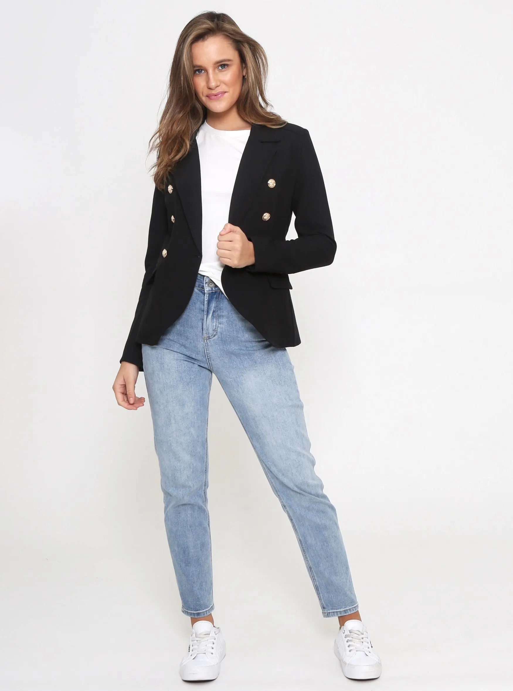 Hayden Fitted Blazer - Black