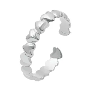 Hearts Chain Ring