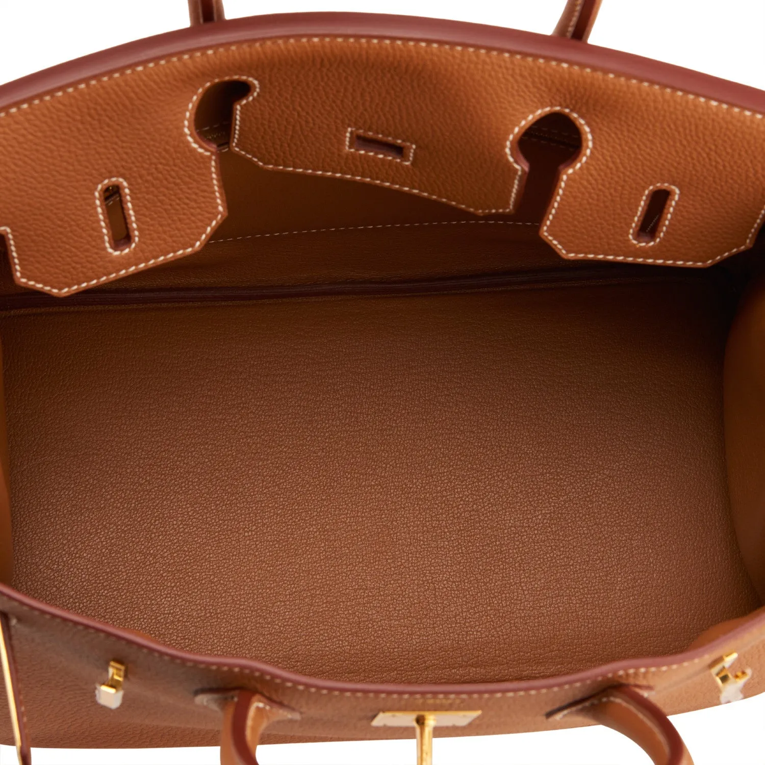 Hermes Gold Togo Camel Tan 30cm Birkin Gold Hardware