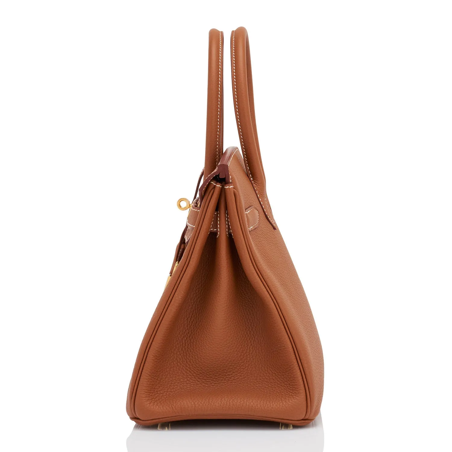 Hermes Gold Togo Camel Tan 30cm Birkin Gold Hardware