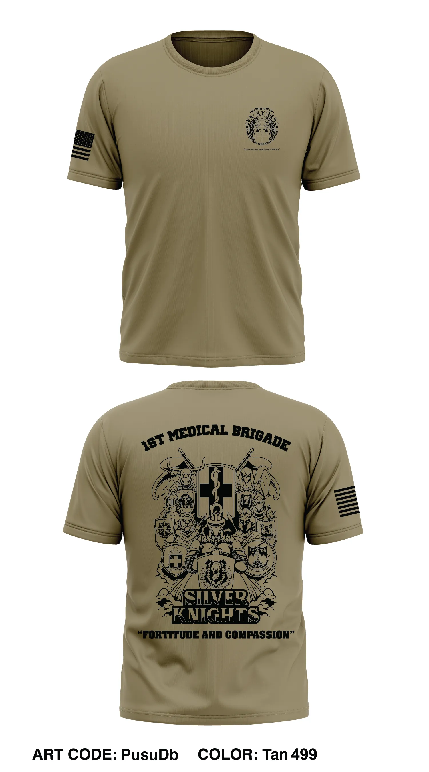 HHC, 1st Medical Brigade Store 1 Core Men's SS Performance Tee - PusuDb
