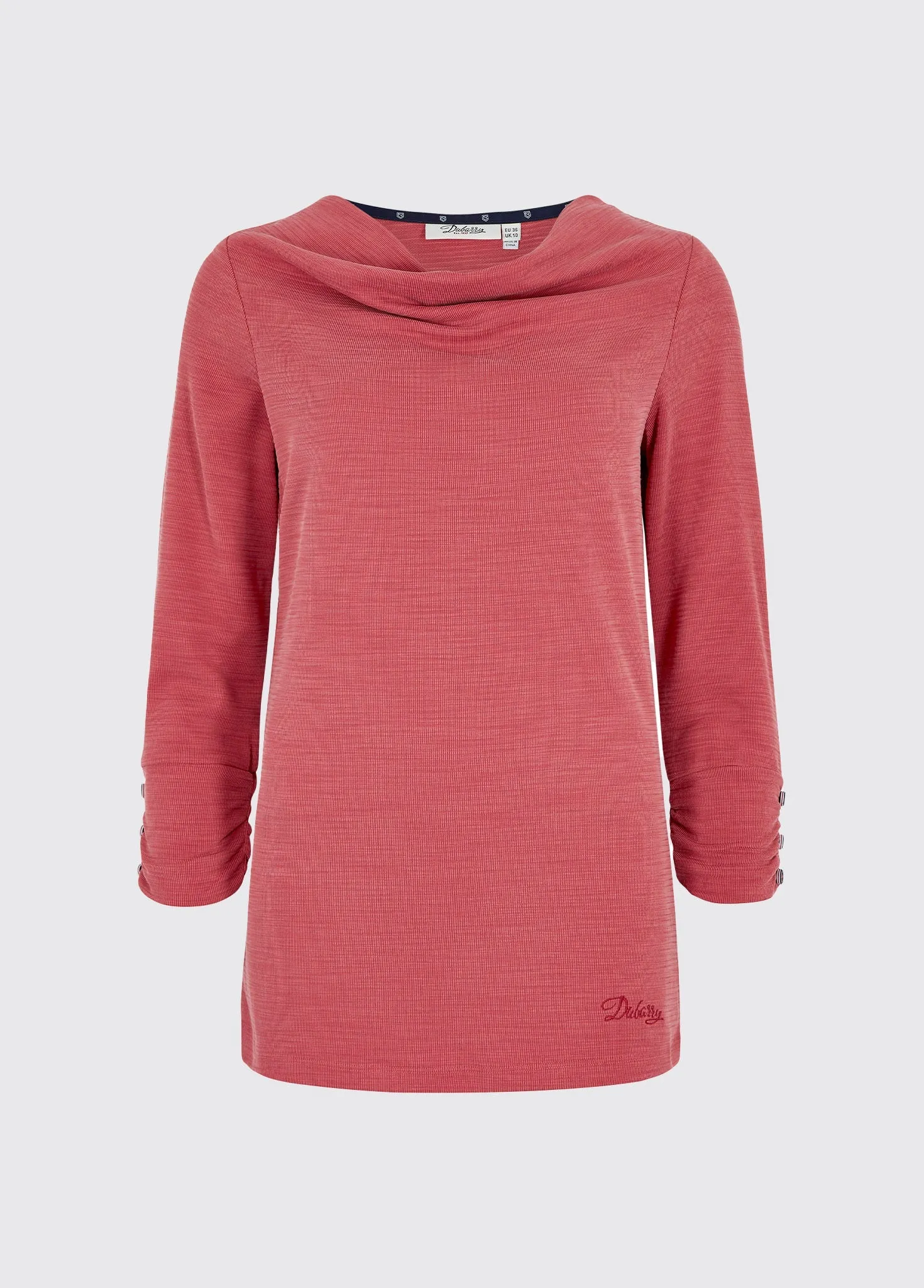Hillgrove cowl neck top - Nantuck Red