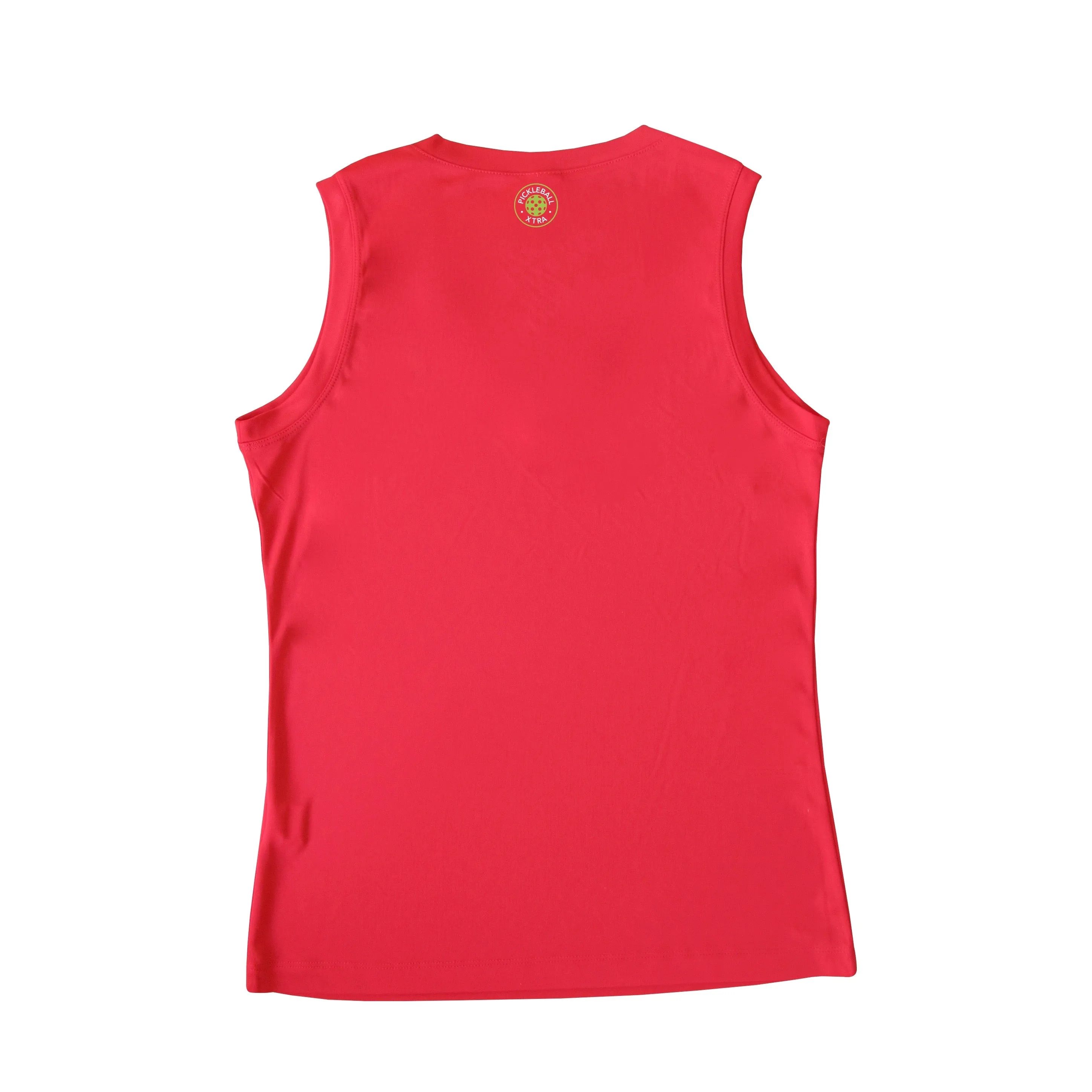 HO HO HO!! Ladies Pickleball Christmas Sleeveless Tank - Performance Dri-Fit