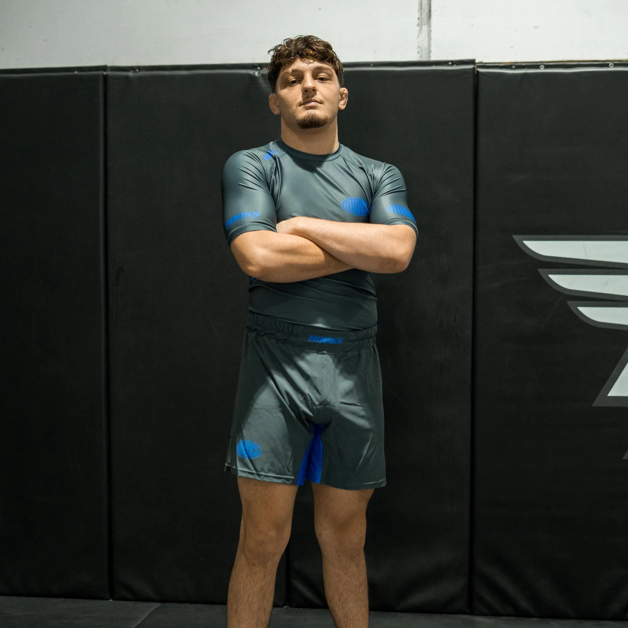 Hooks Fusion BJJ Grappling Shorts - Coal