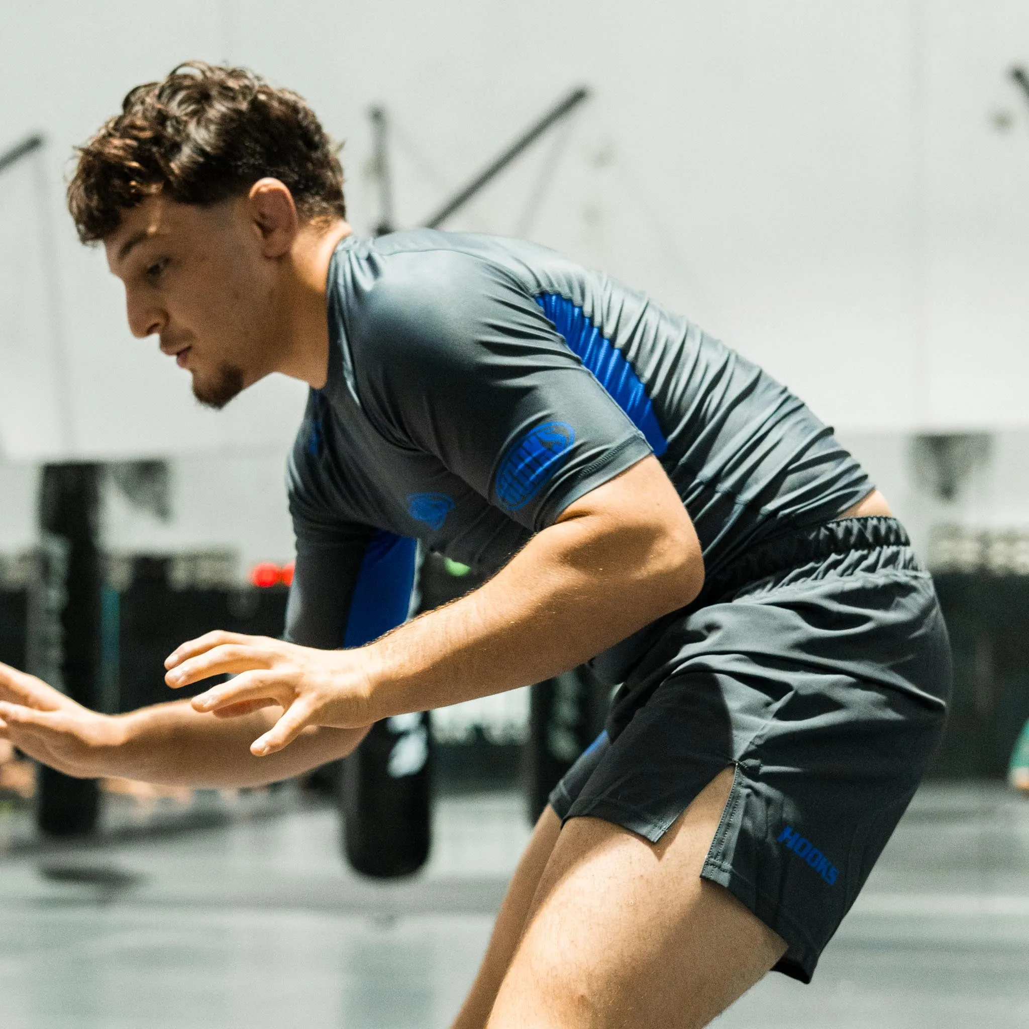 Hooks Fusion BJJ Grappling Shorts - Coal